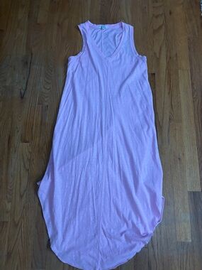 Z Supply Light Pink Sleeveless Midi Dress